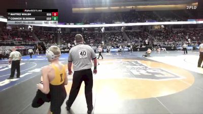 II-101 lbs Champ. Round 1 - Matteo Walsh, Rondout Valley vs Connor Sleeman, Gouverneur