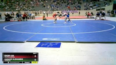 120 lbs Cons. Round 2 - EMORY DIX, Madison Central vs Kadhum Alghanemi, Lafayette