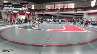 126 lbs Rr Rnd 1 - Cara Prock, Warner vs Autumn Belvin, Shawnee High School Girls