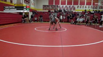 150 lbs Cons. Semi - Alex Peiffer, Grinnell vs Wyatt Johnson, West Delaware, Manchester