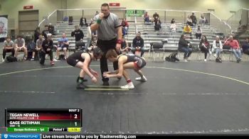 110 lbs Round 1 (4 Team) - Gage Rothman, SAW vs Tegan Newell, Elite Athletic Club
