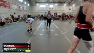 120 lbs Round 2 (6 Team) - Gavin Bolock, The Wrestling Mill vs Quincy Cormier, Capital City WC