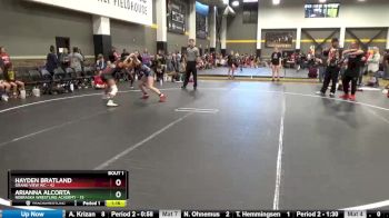 135 lbs Round 1 (4 Team) - Hayden Bratland, Grand View WC vs Arianna Alcorta, Nebraska Wrestling Academy
