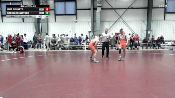 133 lbs Consi Of 16 #2 - Jake Bennett, Coast Guard vs Brock Connatser, Coast Guard