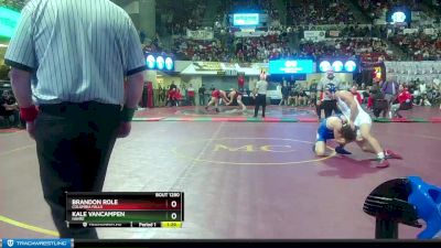 A - 182 lbs Semifinal - Brandon Role, Columbia Falls vs Kale VanCampen, Havre