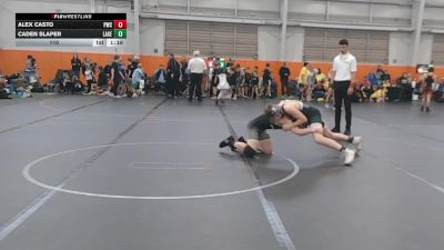 110 lbs Finals (2 Team) - Caden Slaper, Lake WC vs Alex Casto, Pursuit WC