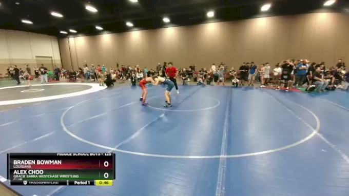 125 lbs Quarterfinal - Braden Bowman, Louisiana vs Alex Choo, Gracie ...