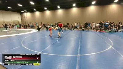 125 lbs Quarterfinal - Braden Bowman, Louisiana vs Alex Choo, Gracie Barra Westchase Wrestling Club