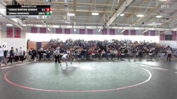 120 lbs 3rd Place - Josiah Martins Semedo, New Bedford vs Izaiah Santiago, Central Catholic