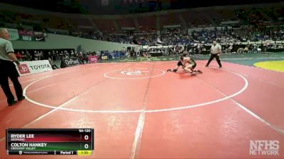 5A-120 lbs Semifinal - Ryder Lee, Redmond vs Colton Hankey, Crescent Valley