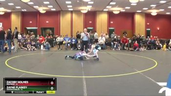 60 lbs Round 1 (6 Team) - Zayne Flaskey, Untouchables vs Zacoby Holmes, Bad Bass