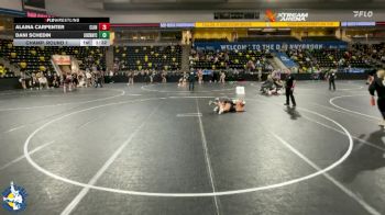 125 lbs Champ. Round 1 - Dani Schedin, New Lenox (Lincoln-Way Central) vs Alaina Carpenter, Clinton