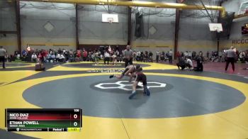 106 lbs Champ. Round 2 - Nico Diaz, State College vs Ethan Powell, Genoa Area