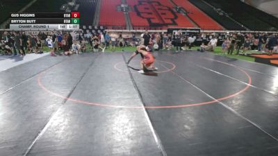 190 lbs Champ. Round 1 - Gus Higgins, Utah vs Bryton Butt, Utah