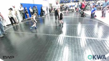 43 lbs Quarterfinal - Tyler Korb, Vinita Kids Wrestling vs Lincoln Crow, Berryhill Wrestling Club