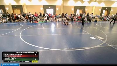 54 lbs Round 4 - James Owen, Mountain Ridge vs Rokzyn Scoffield, Bear River Wrestling Club