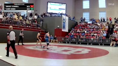 132 lbs Quarterfinal - Cort Jones, Memphis University School vs Brody Connell, McCallie School