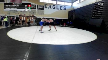 285 lbs 5th Place - Nicholas Esparo, Amity vs Julien Montiel, West Haven