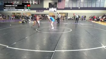 130 lbs Cons. Round 2 - Faith Gockel, Wahlert Catholic vs Vivienne Heller, Iowa City High