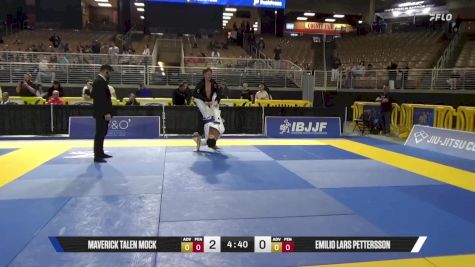 Emilio Lars Pettersson vs Maverick Talen Mock 2025 Pan Jiu Jitsu IBJJF Championship