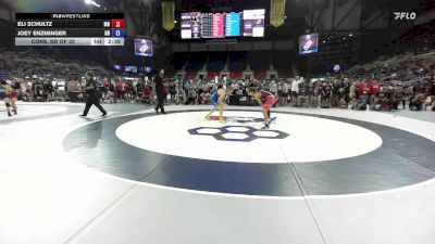 126 lbs Cons. Rd Of 32 - Eli Schultz, MN vs Joey Enzminger, ND