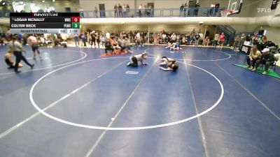 165 lbs Quarterfinal - Logan McNally, Wasatch Wrestling Club vs Colter Beck, Payson Lion Wrestling Club