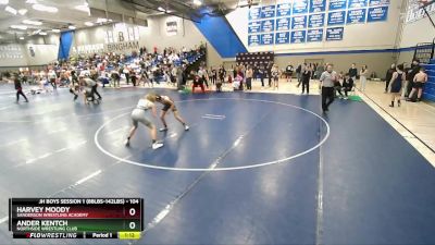 104 lbs Champ. Round 2 - Ander Kentch, Northside Wrestling Club vs Harvey Moody, Sanderson Wrestling Academy