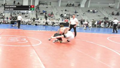 126 lbs Consi Of 32 #2 - Case Mangini, FL vs Colin Zito, NY