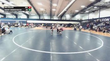 184 lbs Cons. Round 4 - Dmitry Derbedyenyev, New York University vs Ben Krauss, Muhlenberg