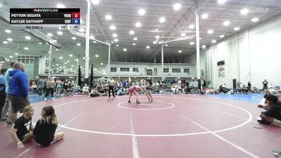 132 lbs Rr Rnd 6 - Peyton Segata, Steel Valley Vixens vs Kaylee Dayhoff, Central Pennies