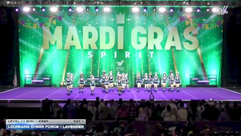 Louisiana Cheer Force - Lavender [2026 L1.1 Mini - PREP Day 1] 2026 Mardi Gras Grand Nationals