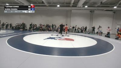110 lbs Cons. Sub-quarters - Daynah Gomez, Valiant Wrestling Club vs Alissa Chanda, Greater Heights Wrestling