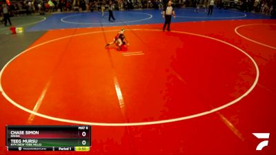 61 lbs Champ. Round 1 - Teeg Mursu, NYM (New York Mills) vs Chase Simon, NRHEG