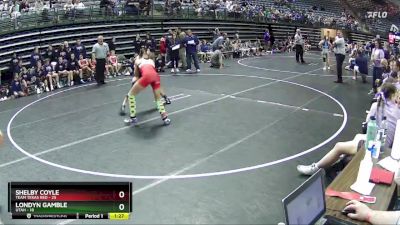 120 lbs Round 1 (6 Team) - Shelby Coyle, Team Texas Red vs Londyn Gamble, Utah