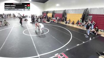 130 lbs Round 1 - Monica Gomez, Rosemead Panther Wrestling vs Katelyn Yang, Unattached