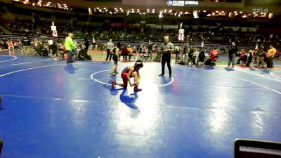 80 lbs Round Of 32 - Troy McEwen, North Plainfield vs Luca Cotellese, Clearview