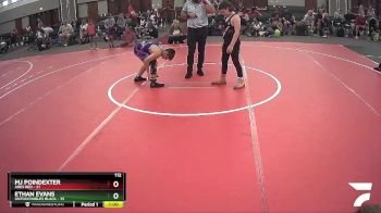 112 lbs Round 1 (6 Team) - MJ Poindexter, Ares Red vs Ethan Evans, Untouchables Black