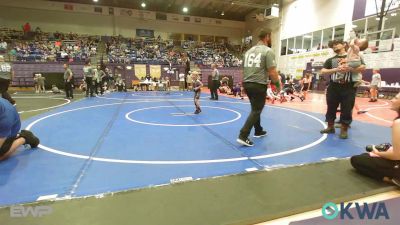 46 lbs 3rd Place - Rhett Jenkins, Beggs Youth Wrestling Program vs Liam Canady, Berryhill Wrestling Club