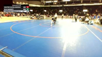 Girls 115 lbs Cons. Round 3 - Ella Barnett, Bremerton (Girls) vs Aaliyah Alicea-Murray, Rogers (Puyallup) (Girls)