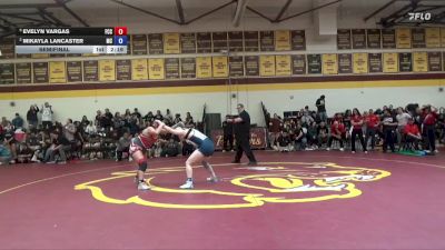 180 lbs Semifinal - Evelyn Vargas, Fresno City College vs Mikayla Lancaster, Menlo College
