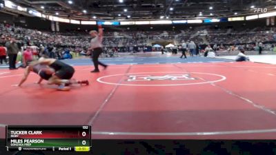 132 lbs Cons. Round 1 - Tucker Clark, Rigby vs Miles Pearson, Gonzaga Prep