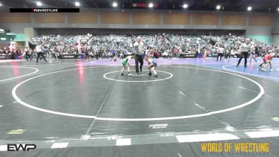 55 lbs Consi Of 16 #2 - Ankido Peyour, Turlock Wrestling vs Wyatt Johnson, Fallon Outlaws Wrestling Club