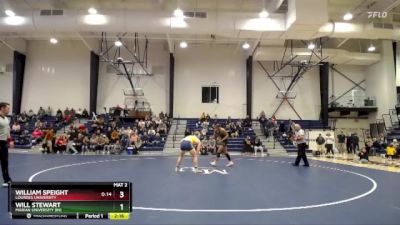 184 lbs Semifinal - William Speight, Lourdes University vs Will Stewart, Marian University (IN)