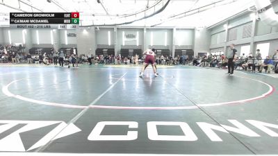 215 lbs Consi Of 8 #2 - Cameron Gronholm, East Lyme/Norwich Tech vs Ca'Mani McDaniel, Middletown