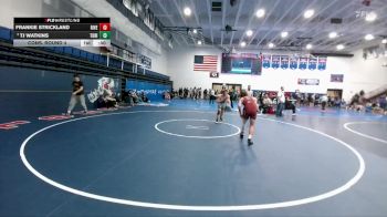 138 lbs Cons. Round 4 - TJ Watkins, Tongue River vs Frankie Strickland, Riverton
