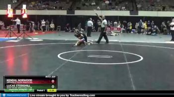 72 lbs Round 1 - Kendal Norwood, Smithfield Youth Wrestling vs Lucas Stodghill, GOAT House Wrestling Club