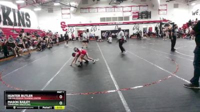 65/70 Cons. Round 2 - Mason Bailey, Tomahawk Wrestling vs Hunter Butler, The Colosseum Training Center