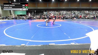 73 lbs Round Of 16 - Dominic Galvan, EGWA vs Isaiah Cruz, Total Kaos Wrestling Club