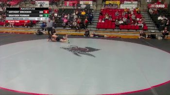 174 lbs Cons. Round 4 - Brayden Forman, Central Methodist vs Anthony Erickson, University Of Central Missouri