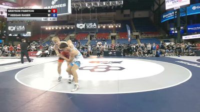 165 lbs Champ. Rd Of 128 - Grayson Fabrycki, Oregon vs Keegan Rager, Wyoming